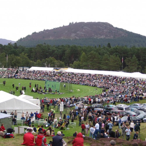 Braemar Highland Games Crowds Scotland Ron Almog